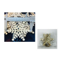 Creative wooden Snowflake Christmas tree pendant home decoration handmade DIY Snowflake pendant